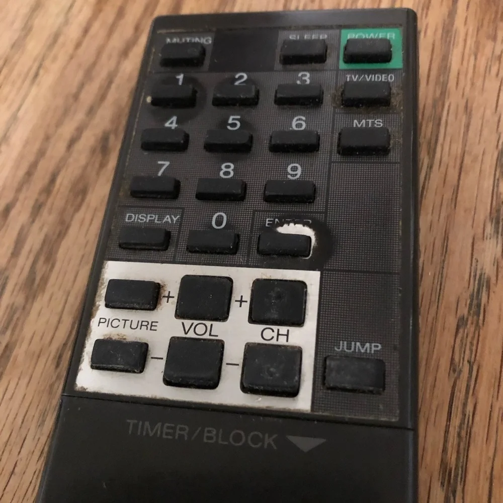Vintage Sony Trinitron TV RM-758 Remote Control OEM, Sony TVs